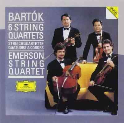 Béla Bartók & Emerson String Quartet : 6 String Quartets CD - NEW SEALED - E1