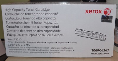 Xerox High-Capacity Black Toner Cartridge  B205/B210/B215 Laser Printer106R04347