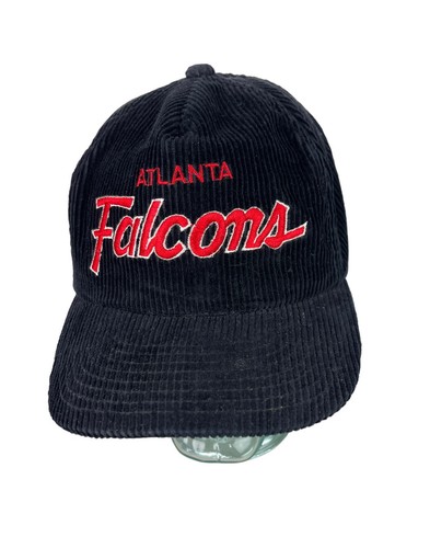 De colección Atlanta Falcons Deportes Especialidades Guión Sombrero Pana Gorra Negra - Imagen 3 de 10