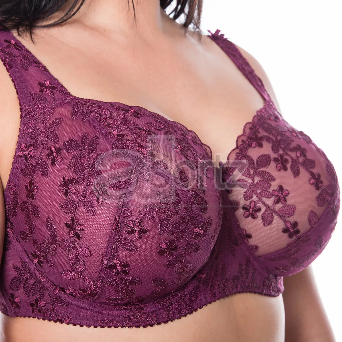 Ladies Full Cup Underwired Bra Plus Size Lace Large Non Padded Uk