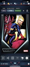 Topps Marvel Collect Digital Avengers Final Host Silver Captain Marvel Insert