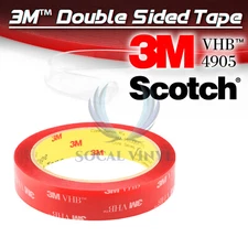 Genuine 3M VHB #4905 Clear Double-Sided Mounting Tape Automotive Car 20mm x 35FT