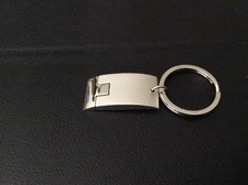 SILVER KEYCHAIN, 2 Tone