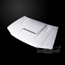 Fits 2004-2012 Chevrolet Colorado Sms Style Heat Extractor Ram Air Hood