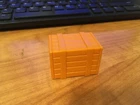 vintage little people fisher price tan brown crate