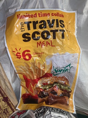 McDonalds Travis Scott Cactus Jack Poster Authentic | eBay