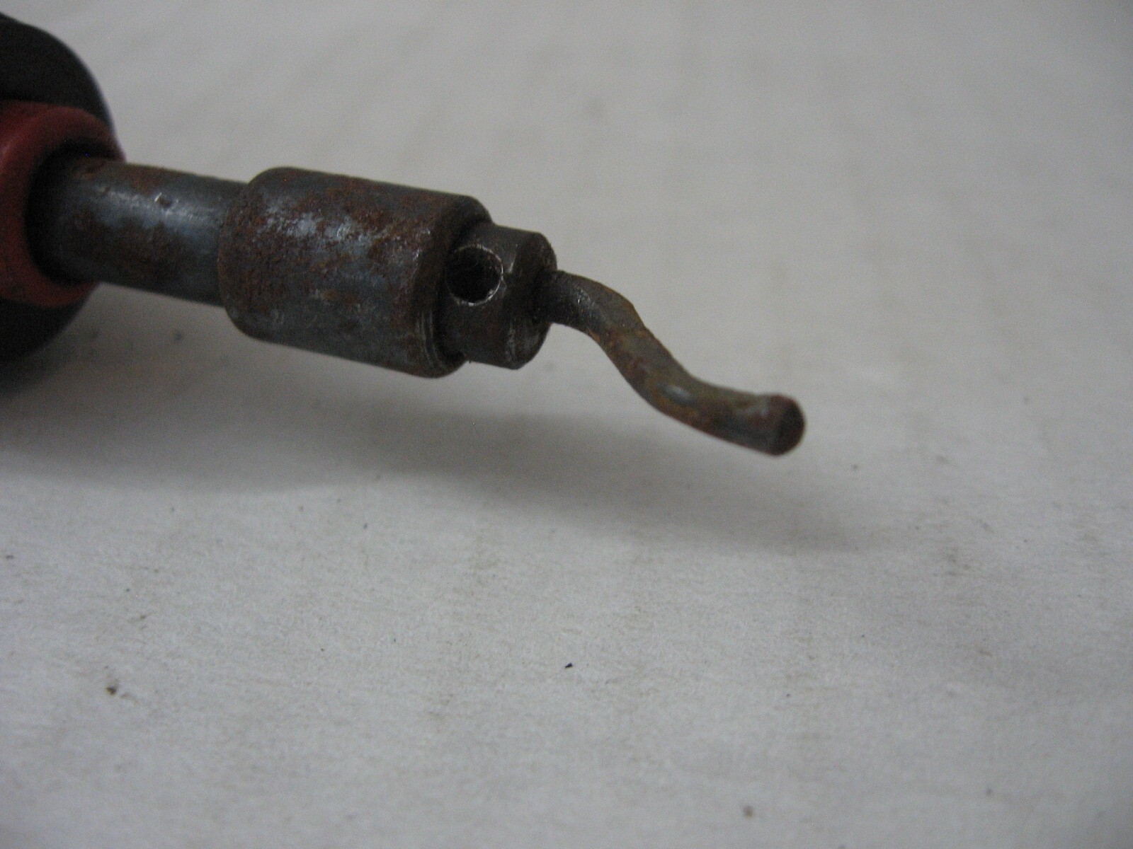 Vargus Shaviv Red Handle Deburring Tool Burr Removal Adjustable Length