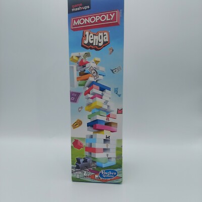 Hasbro/ Parker Brothers Game Mash+Ups Monopoly Jenga Game