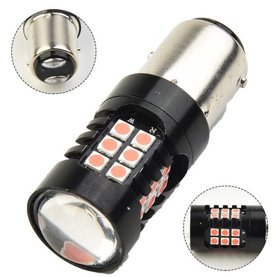Super Bright 1157 BAY15D LED Flashing Strobe Light Bulb 30 SMD Exotic Look