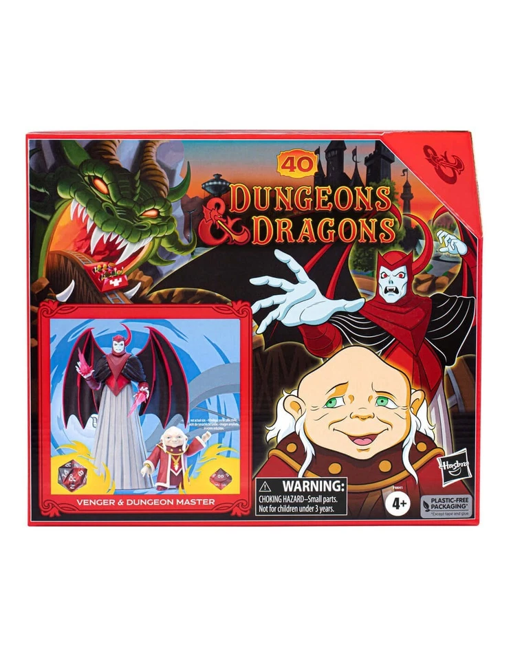Dungeon Master & Venger Dungeons and Dragons Cartoon Classics Hasbro In Stock - Imagen 3 de 4