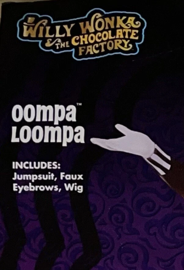 Disfraz Oompa Loompa Willy Wonka Chocolate Fábrica Adulto Talla Mediana Halloween Foto 2 de 3