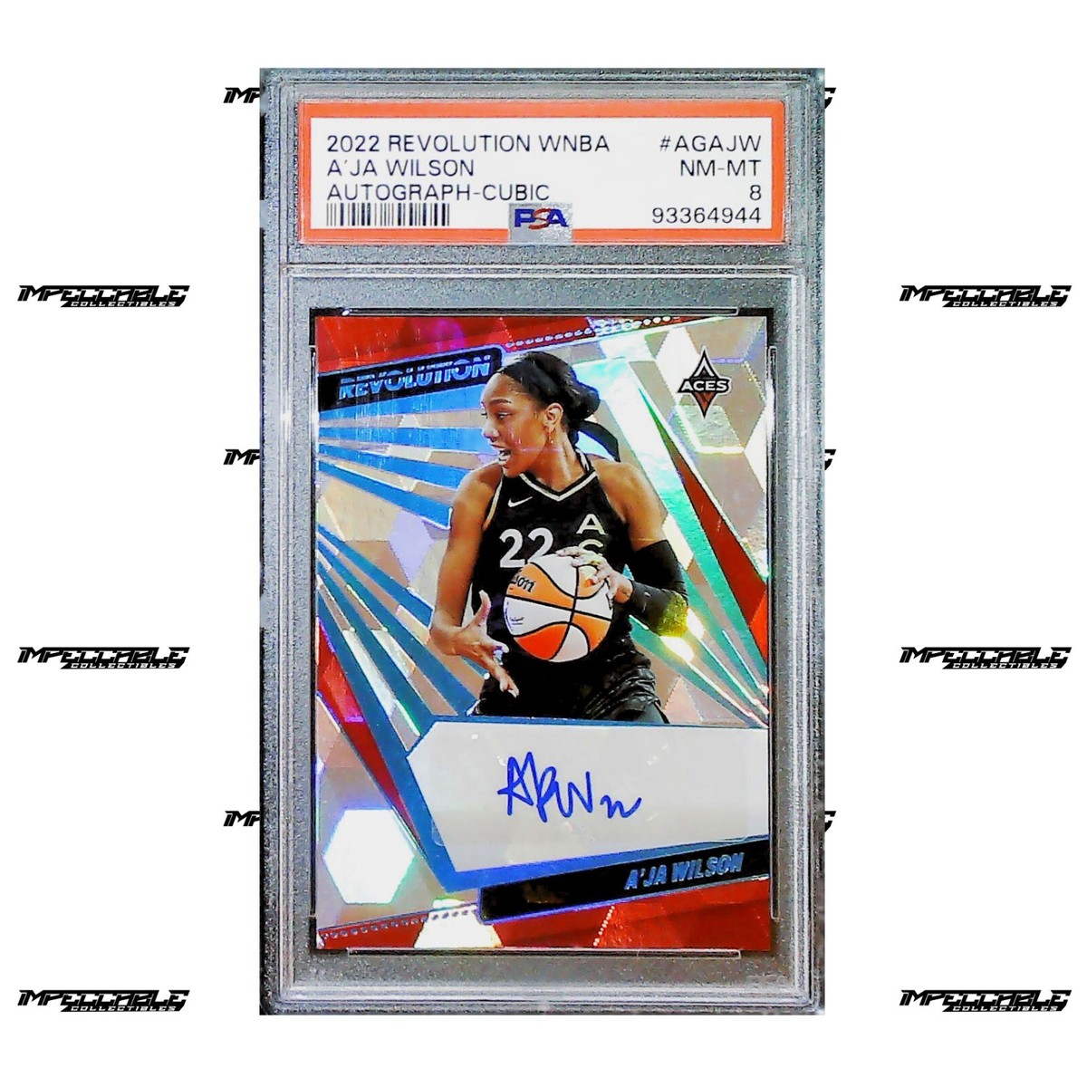 2022 Panini Revolution - A'ja Wilson Auto /50 #AG-AJW MVP | eBay