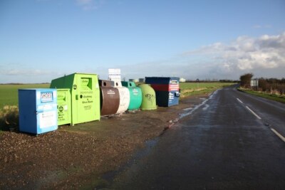 Photo 6x4 Green Tetney North End/TA3101 A range of recycling facilities  c2008