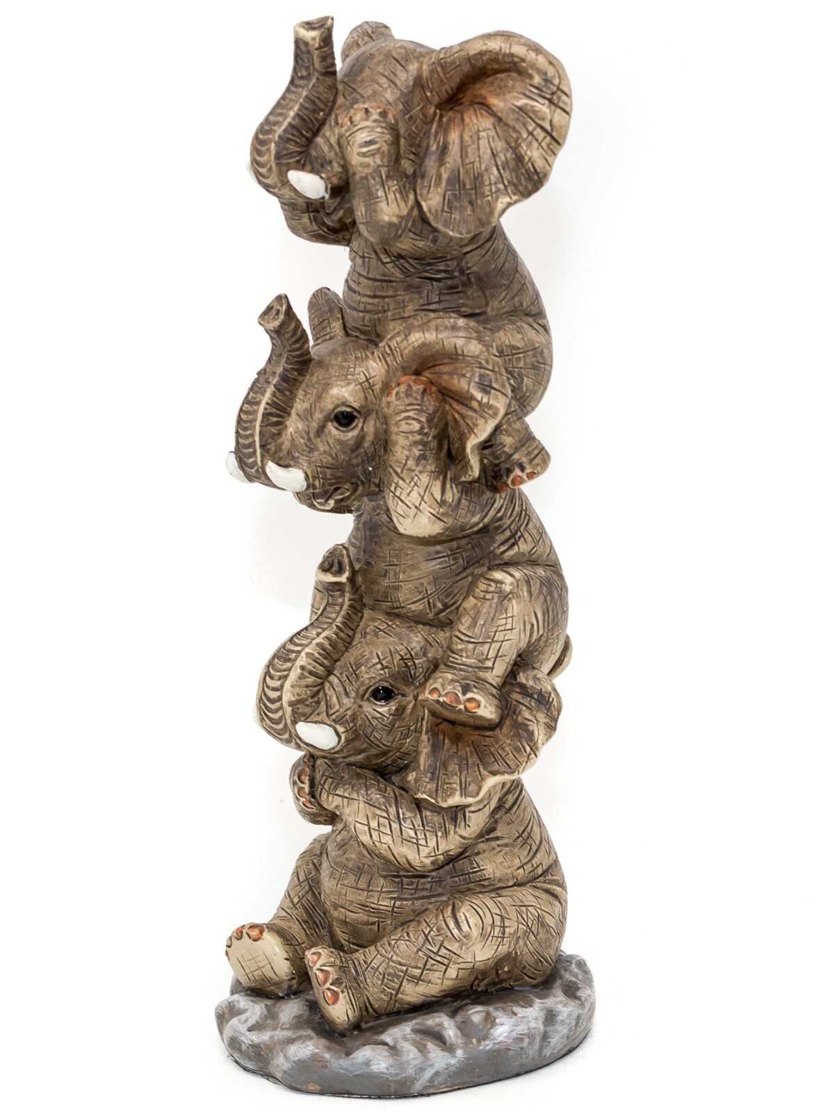 Three Wise Elephants - See No Hear No Speak No Evil Cute Baby Elephant Ornament