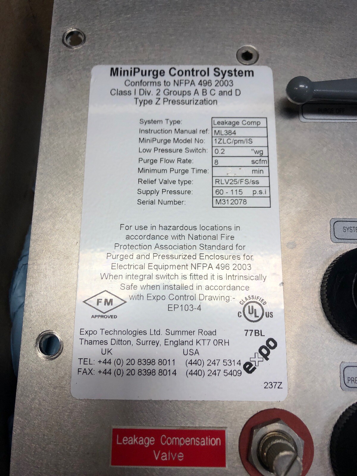 NEW EXPO miniPURGE CONTROL SYSTEM! W/RELIEF VALVE! *Fast Shipping* | eBay