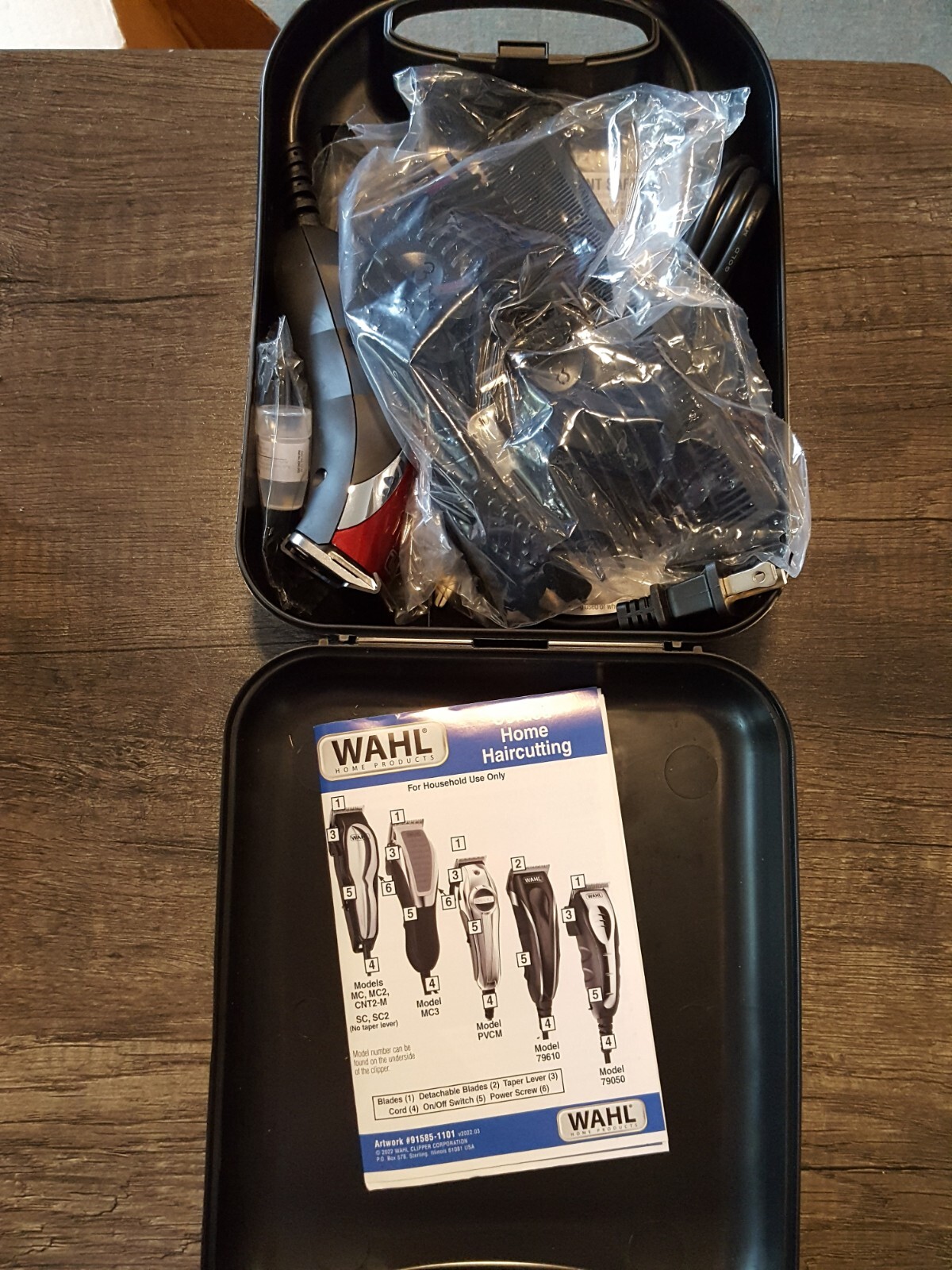Wahl Corded Home Hair Cutting / Trimmer Set - 79610 + Carrying Case
