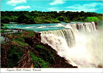 Ontario Canada Niagra Falls Full View Postcard Used (33370)