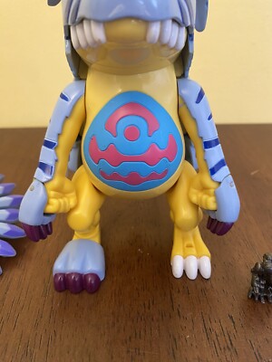 Digimon Gabumon Deluxe Micro Playset Figure 7” Bandai 2000