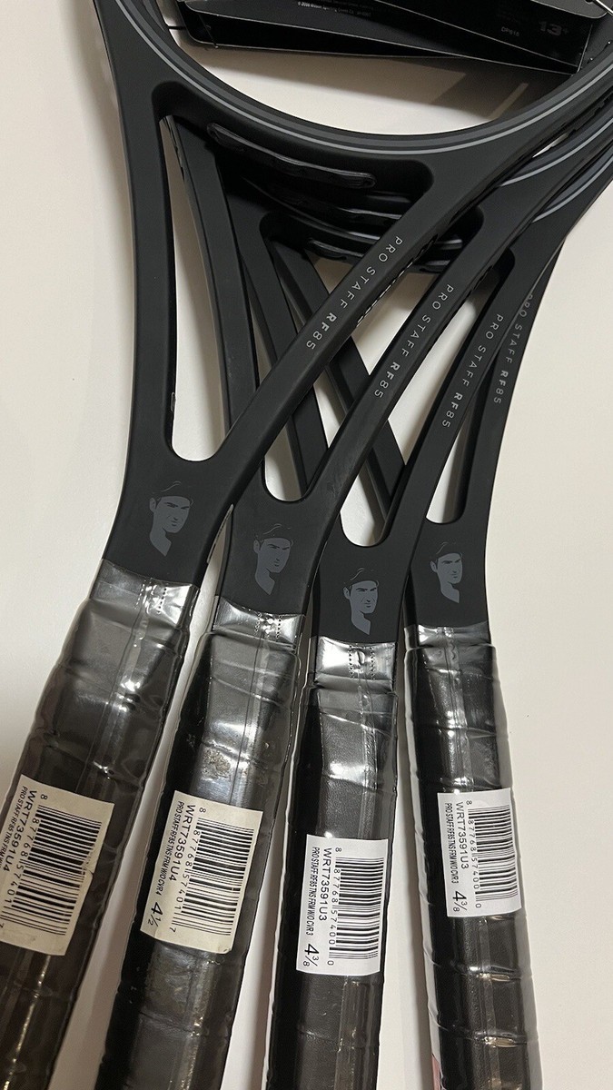 Wilson Pro Staff RF85 Tennis Racquet - Black (WRT73591) for