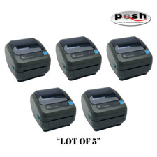 "LOT OF 5" Zebra GX430d Direct Thermal Desktop Label Printer PARTS ONLY