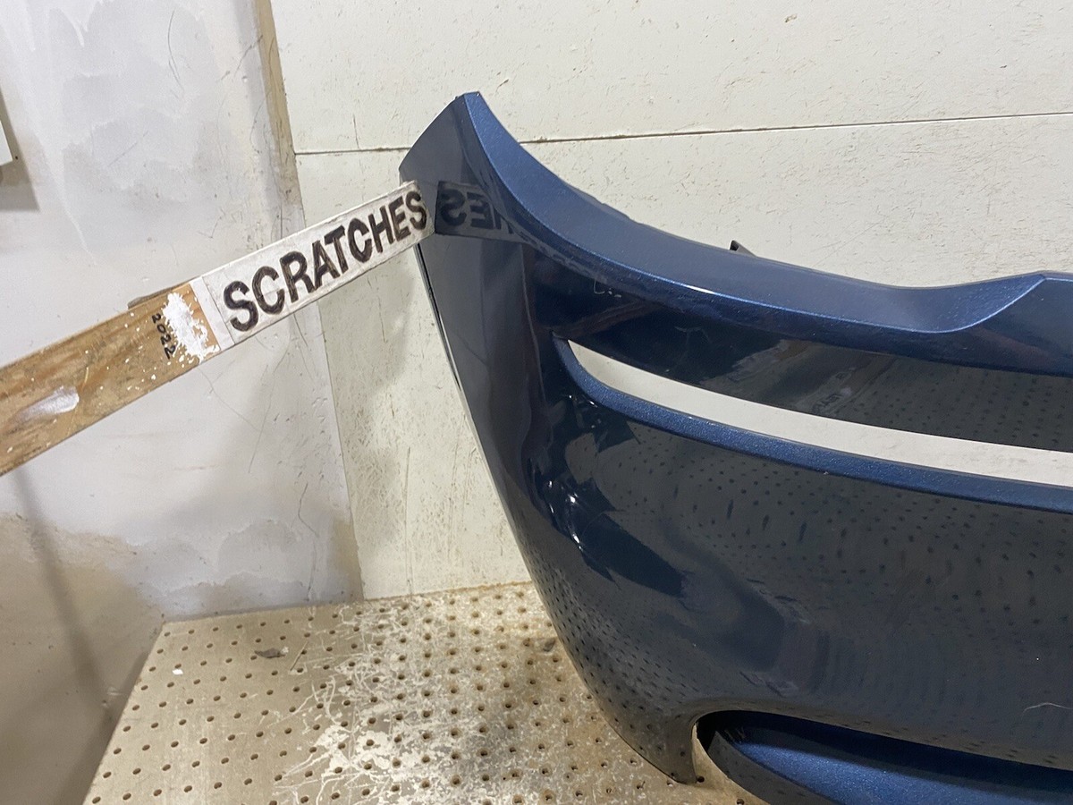 OEM 2020-2021 Lincoln aviator front bumper w/ no sensor holes Blue