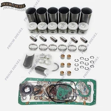 Engine Rebuild Kit For Mitsubishi 6D16 6D16T CAT Hyundai Forklift Excavator