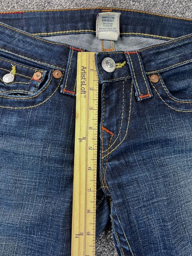 Jeans donna True Religion 28" gamba dritta made in USA 99% cotone 1% spandex da - Foto 5 di 12