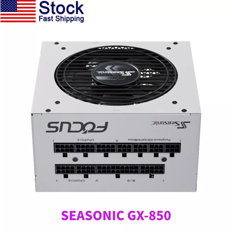  Seasonic FOCUS GX-850, 850W 80+ Gold, Full-Modular, Fan Control  in Fanless, Silent, and Cooling Mode, Perfect Power Supply for Gaming and  Various Application, SSR-850FX. : Electronics