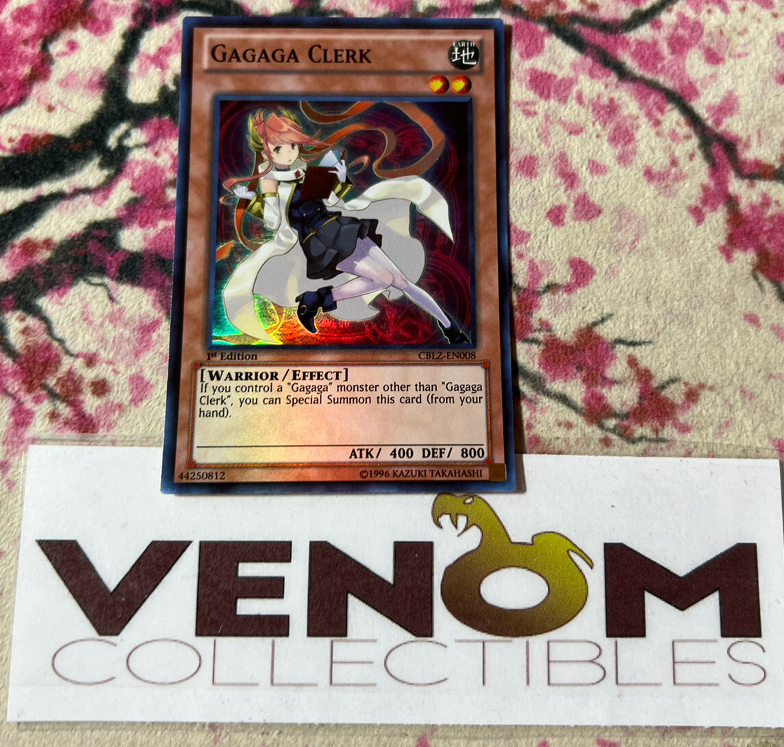 Gagaga Clerk - CBLZ-EN008 - Super Rare - 1st Edition LP YuGiOh! Cosmo