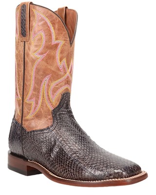 Dan Post Men's Exotic Cobra Western Boot - Broad Square Toe - DPS1124