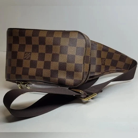 [eBay Live] Louis Vuitton Brown Damier Ebene Geronimo Crossbody Bag