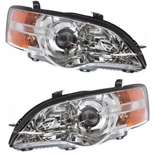 Headlight SU2502123 SU2503123 Set of 2 Left & Right for 2006-2007 Subaru Legacy