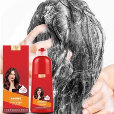 500ML Herbal Bubble Hair Dye Essence, Plant Bubble Hair Dye