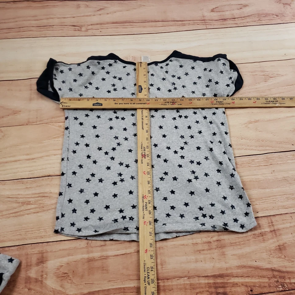 Conjunto de pijama Lucky Brand para mujer pequeño gris azul ropa de dormir salón informal damas Foto 4 de 4