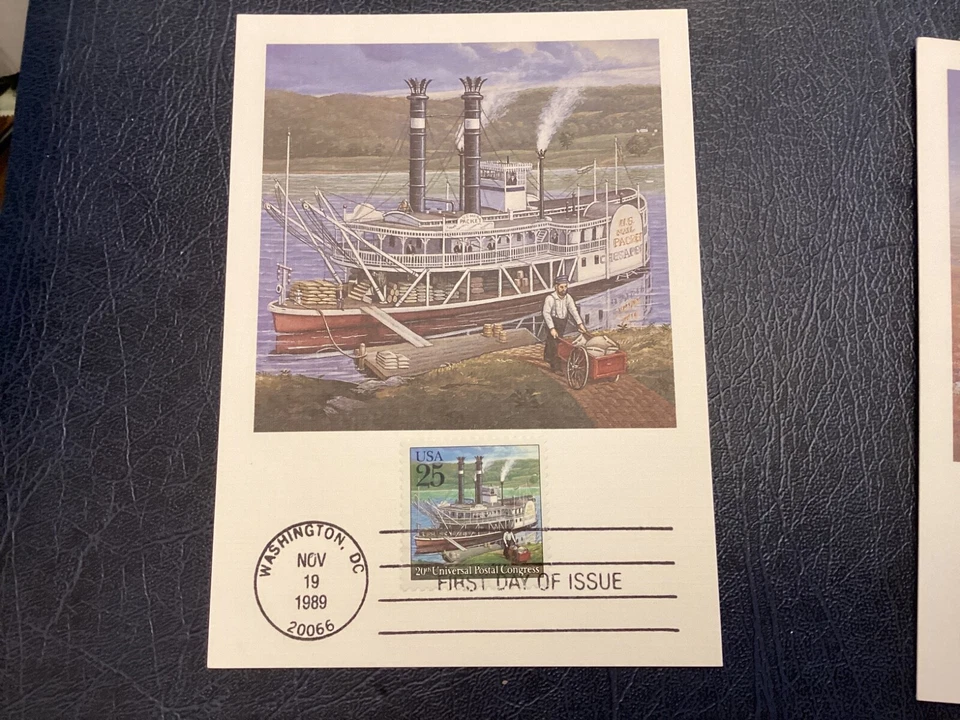 ICOLLECTZONE US 2434-2437 Beautiful Color Card FDC Set (A100) - Image 2 of 4