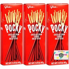 Los bocadillos de chocolate incluyen tarjeta divertida de bocadillos (Pocky, paquete FunMix)