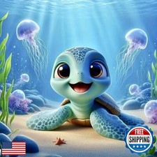 CSZPPQAF 5D Diamond Painting Kits for Adults Beginners, Sea Turtle Diamond Ar