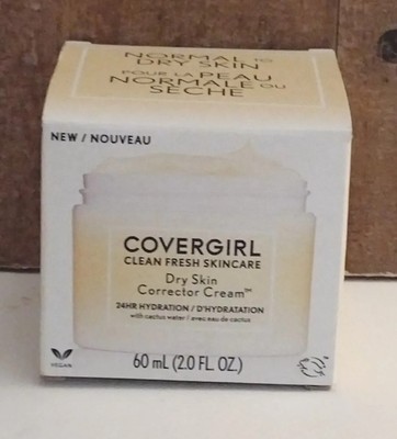 Covergirl Clean Fresh Skincare Facial Dry Skin Corrector Cream 24hr Hydration