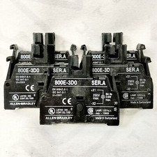 Lot Of 5 Allen Bradley 800E-3D0 250V Max Light Module SER A USA