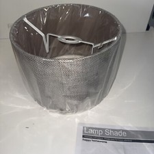 10” brown and white light shade