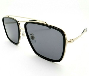 Dolce \u0026 Gabbana DG 2220 02/81 Black Gold Grey Polarized Authentic  Sunglasses New | eBay