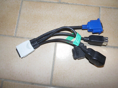   HP 358201-001 Local I/O Diagnostic Kabel Subnet Crossover ILO Diagnosekabel 