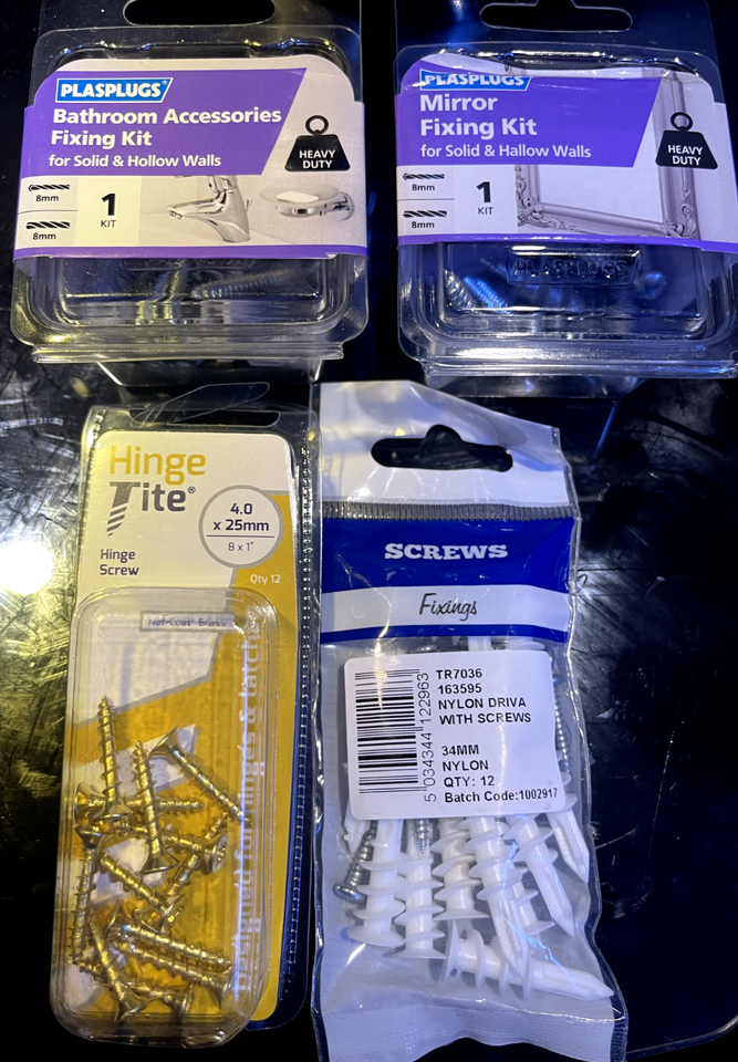 BULK Hollow Wall Anchor M5 X 37mm Rawplugs Metal Self Drill