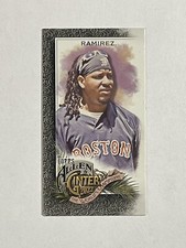 2022 Topps Allen & Ginter Manny Ramirez Mini Black Border #181 Boston Red Sox