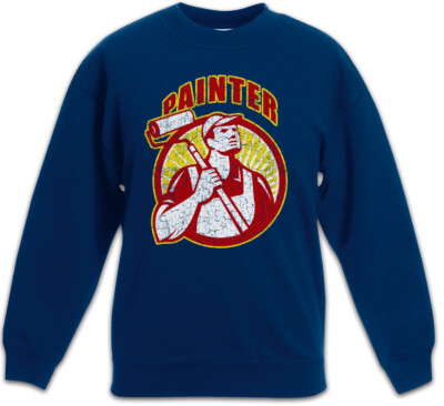 Painter IX Kids Kinder Pullover Artist To Paint Handcraft Craft Craftsmen