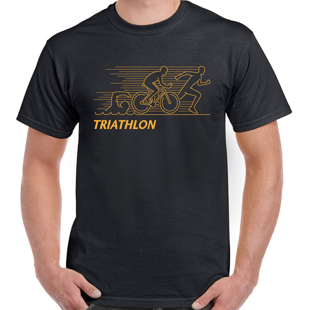 Triathlon T-Shirt Mens Cycling Running Swimming Sport Bike Kit OP