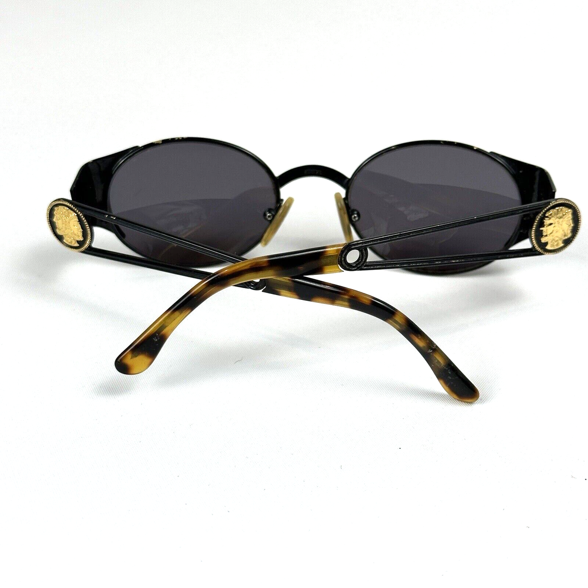 Vintage Fendi Steampunk Sunglasses Coin FS 142 Black  display picture 2