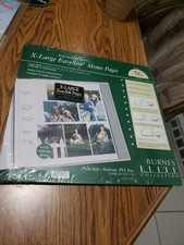 Burnes Elite X-Large Easy Stik Memo Pages 56 Postbound Refill RPBGMG New Sealed