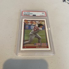 1991 Topps Desert Shield #574 JOHN MARZANO PSA 9 RED SOX