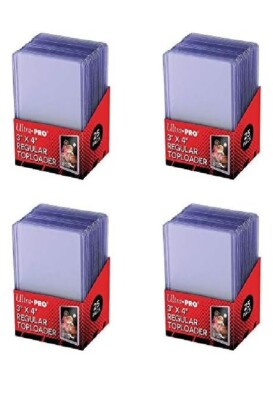 Ultra PRO - 100x Regular Toploader, Hartplastikhüllen für TCG Sammelkarten, NEU